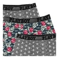 thumbnail image 4 of Bóxer Playboy para Hombre, Estampado Multicolor 3 Piezas Talla G, 4 of 4