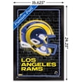 thumbnail image 3 of NFL Los Angeles Rams - Neon Helmet 23 Wall Poster, 14.725" x 22.375" Framed, 3 of 6