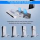 thumbnail image 3 of Soporte de pared para cargador de consola PS5 y PS5 Slim con barra de luz RGB y gancho para auriculares, 3 of 9
