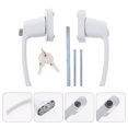 thumbnail image 3 of CUITING Door Handle Security Lock Lever Knob Entry White, 3 of 7