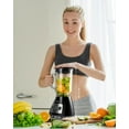 thumbnail image 5 of 700W Blender for Shakes and Smoothies, Classic Blenders for Kitchen, 52oz Glass Jar, 9 Functions with 5 Speeds for Crushing Ice, Puree, and Frozen Fruit, 5 of 8