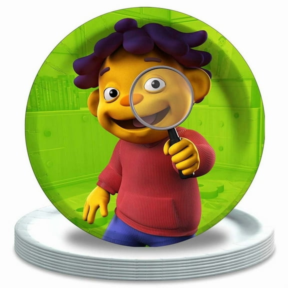 Sid the Science Kid Paper Plates Birthday Decorations Party Supplies Tableware Disposable Dinnerware