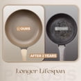 thumbnail image 5 of PRICUSIS 9 Pieces Cookware Sets, Nonstick Pots and Pans Set, Honey Blush, 5 of 8