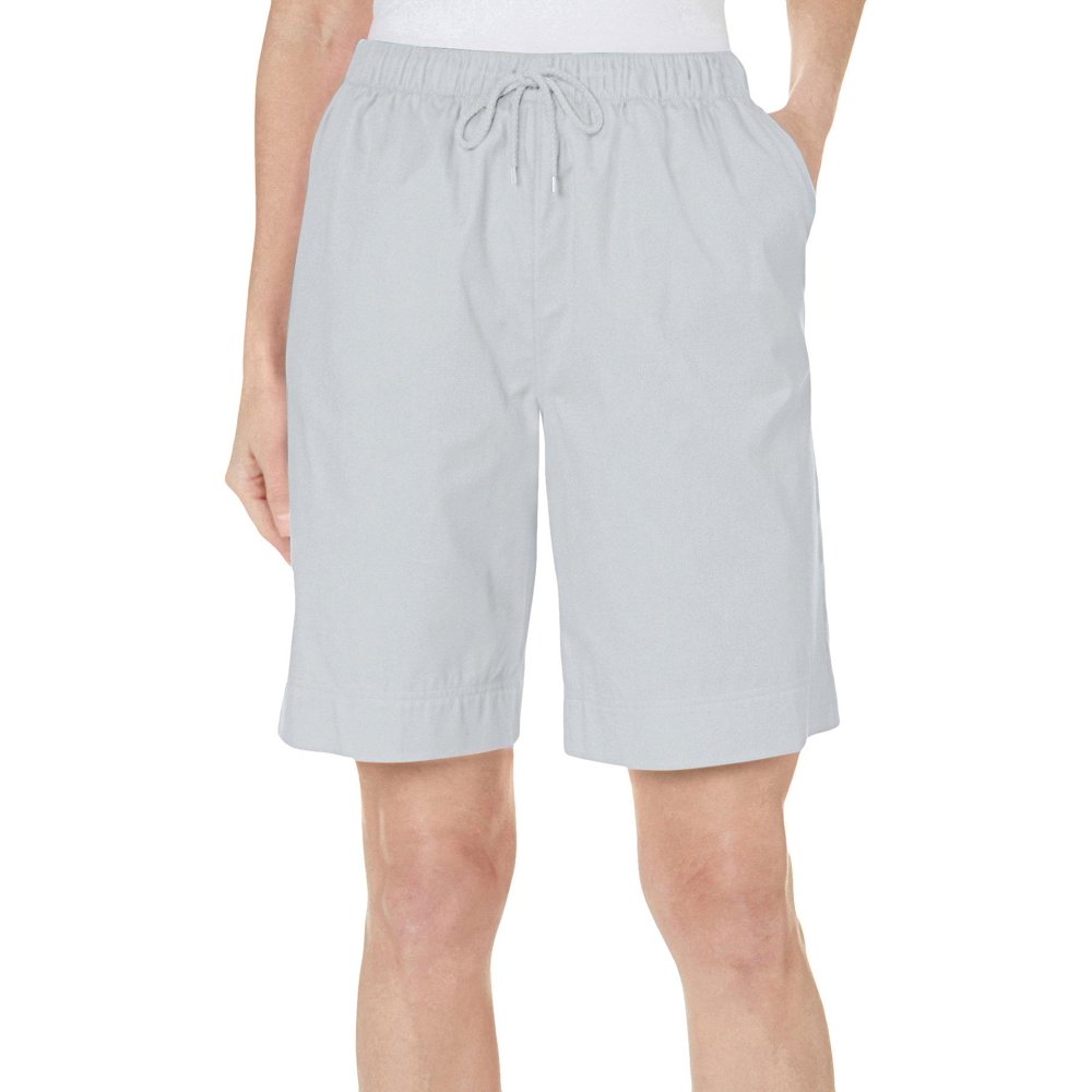 Coral Bay Coral Bay Womens The Everyday Twill Drawstring Shorts