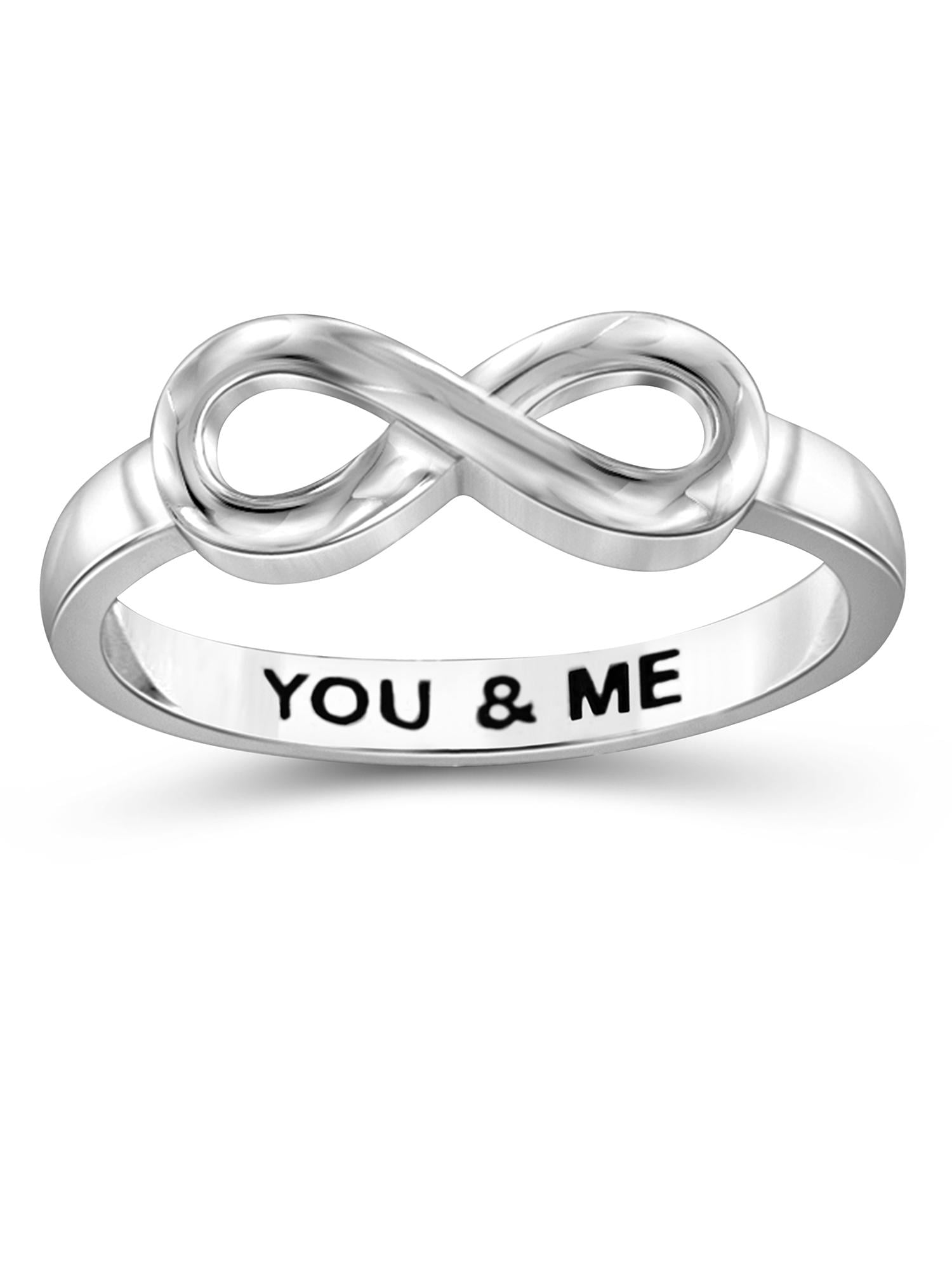 USA Seller Tiny Infinity Ring Sterling Silver 925 Plain Best Deal Jewelry Size 5 