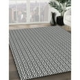 thumbnail image 2 of Ahgly Company Indoor Round Patterned Gray Novelty Area Rugs, 3' Round, 2 of 6