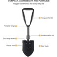 thumbnail image 2 of Mini pala plegable de acero con alto contenido de carbono, mini pala plegable de supervivencia táctica al aire libre, ligera y portátil, herramienta de atrincheramiento, camping, senderismo, exca, 2 of 5