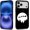 Christmas Reindeer, variant on Compatible with iPhone 16 Pro Case, Snowflake Cartoon Penguin Pattern Print Matte Phone Case Durable Fashion Funny Liquid Silicone Case Soft Anti-Scratch Shockproof Protective Cover