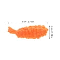 thumbnail image 2 of OULII 4 Pcs Barrettes de Nourriture Simulée Accessoires Décoratifs pour Cheveux, 2 of 4