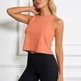 thumbnail image 2 of CAIXIA Workout Tops for Women Cropped Open Back Sleeveless Tank Tops Athletic Gym Yoga Shirts Loose Fit, 2 of 7