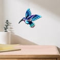 thumbnail image 1 of Colibrí de metal perfecl decoración de la pared Colorido jardín, 1 of 8