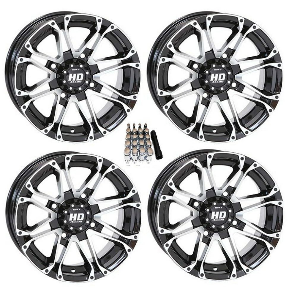 STI HD3 UTV Wheels/Rims Machined 12" Polaris Ranger XP 900/1000