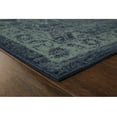 thumbnail image 6 of Mainstays Global Arya Indoor Living Room Area Rug, Navy|Green, 7' x 10', 6 of 6