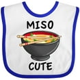 thumbnail image 3 of Inktastic Miso Cute with Miso Soup Boys or Girls Baby Bib, 3 of 4