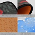 thumbnail image 4 of Flowers Floral Rose Kitchen Mat Set of 2, Non-Slip Kitchen Rug for Floor, Waterproof Sink Carpet for Home, Office, Laundry, 4 of 6