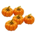 thumbnail image 4 of 5x minicalabazas artificiales, calabazas pequeñas realistas, decoración de de otoño en miniatura para decoración del hogar Baoblaze minicalabaza, 4 of 8
