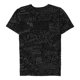 thumbnail image 2 of Elevenparis Mens Messages Graphic T-Shirt negro M, 2 of 2