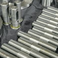 thumbnail image 5 of 5pack M3x180mm Double End Threaded Stud Screw Bolt with Nuts and Washers, 5 of 6
