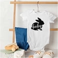 thumbnail image 4 of Cute Easter Bunny Baby Spring Rabbit Bodysuit Jumper Girls Infant Baby Brisco Brands NB, 4 of 6