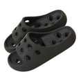 thumbnail image 3 of Unisex Bear Pattern Drainage Shower Slide Sandals Non Slip Odor Resistant Open Toe Bathroom Slippers for Men Women, 3 of 6