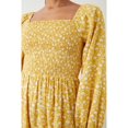 thumbnail image 3 of Dorothy Perkins - Vestido Midi Estampado Ditsy Corpiño para Mujer (Amarillo), 3 of 3