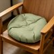 thumbnail image 1 of Cojín de silla de lino 40x40 cm con base antideslizante, almohadilla lavable acolchada para asiento de comedor, cocina, oficina, interior y exterior, gris, amarillo, verde, azul, 1 of 6