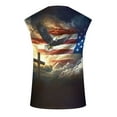thumbnail image 5 of UVEASISHA Funny Workout Shirts for Men 4th of July Muscle Tank Tops Memorial Day Novelty Printed Sleeveless Shirt Summer Casual Gym Workout Tank Top Dark Gray XL, 5 of 5