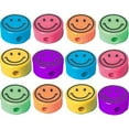 thumbnail image 1 of Smiley Pencil Sharpeners 12ct, 1 of 1