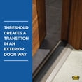 thumbnail image 4 of M-D Building Products 49006 3-3/4 in. x 1-1/8 in. x 36 in. Satin Nickel Aluminum and Vinyl Heavy-Duty High-Profile Threshold, 4 of 7