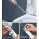 thumbnail image 4 of Alcachofas de Ducha de Mano Presurizada Grande Showers Boquilla de ducha, boquilla de ducha de tres etapas con tope de agua (cabezal vibratorio plateado con filtro), 4 of 4