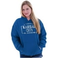thumbnail image 4 of I Visited Kansas City Funny Souvenir Unisex Plus Fleece Graphic Hoodie Brisco Brands 4X, 4 of 5