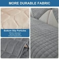 thumbnail image 5 of TOPCHANCES Soft Flannel Sofa Covers, Non-Slip Sofa Cushion Covers, L-Shaped 1 2 3 Seater Couch Cushion Slipcovers, Stretch Cushion Case Protector Replacement (Dark Grey, 70x70cm), 5 of 12