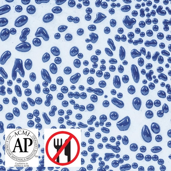 AMACO Crawls High Fire Glaze Dark Blue