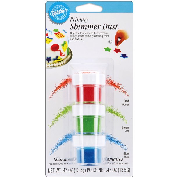 Wilton Shimmer Dust, Primary .47 oz. 703210