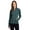 Deep Jade, variant on RBX Active Women's Ultra Lightweight Super Soft Mock Neck Active Running Jacket with Pockets, Thumbholes