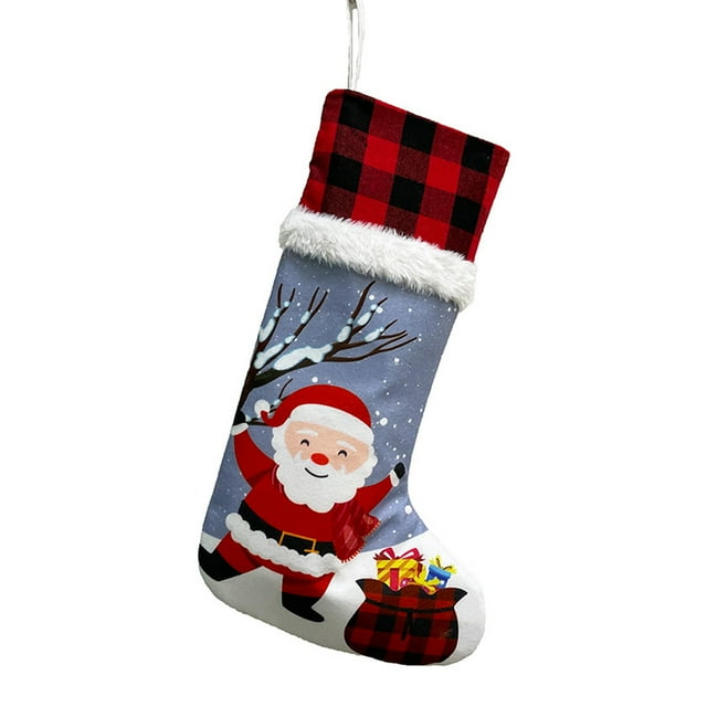 Medias navideñas, adornos para árbol de Navidad, decoración colgante, regalos de fiesta, recuerdo para niños