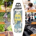 thumbnail image 7 of Cute Cats Sports Water Bottle Portable Travel Mug 32oz BPA Free Leak Proof Straw Transparent Tritan for Gym Yoga Cycling Camping, 7 of 7