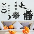 thumbnail image 3 of 10PCS InsCrazy Halloween Hanging Bats Witch Pedant Halloween Decoration Scary Castle Hanging Decorations Hanging Strips Paraphernalia Party Supplies, 3 of 6