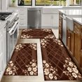 thumbnail image 6 of Kitchen Rugs Sets of 3 Non Slip Washable Kitchen Mats for Floor, Waterproof Kitchen Runner Rug, Floor Mat Carpet for Entryway, Laundry, Sink, Hallway, Bathroom, 6 of 12