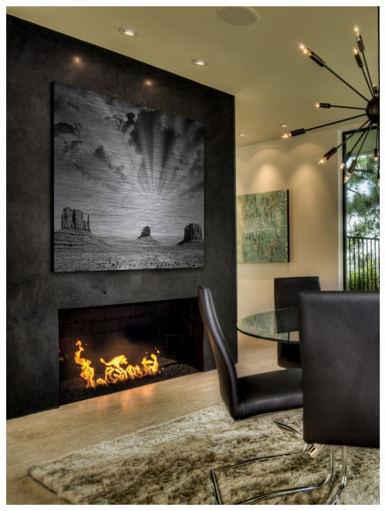 Marmont Hill - "Heaven Shine" Painting Print on Brushed Aluminum