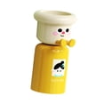 thumbnail image 4 of Vaso y soporte para cepillo de dientes, estante para enjuague bucal, organizador resistente para colgar en la pared. 1 pieza y amarillo, 4 of 9
