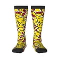 thumbnail image 1 of Fotbe Chicken Cartoon Calcetas Divertidas Estampadas para Hombre y Mujer, Calcetas de Algodón hasta la Rodilla para Caminar, Correr, Enfermería y Embarazo, 1 of 6