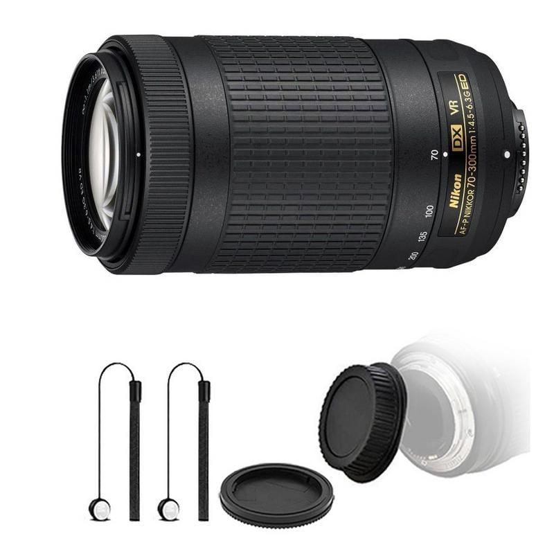 Nikon Af P Dx Nikkor 70 300mm F 4 5 6 3g Ed Vr Lens With Accessory Kit For D5300 D5500 And D5600 Walmart Com Walmart Com