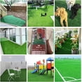 thumbnail image 7 of Natural Artificial Grass Turf 4 FT x 6 FT, Customized Sizes Thick Faux Grass, 1.38" Indoor Outdoor Garden Rug Landscape Carpet Lawn Synthetic Fake Grass Mat, 7 of 7