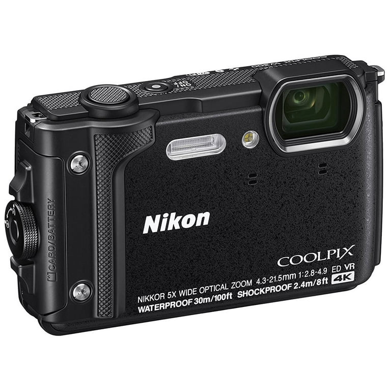 Nikon Coolpix W300 16 Megapixel Compact Camera, Black - Walmart.com