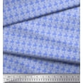 thumbnail image 3 of Soimoi Cotton Poplin Fabric Stencil Floral Printed Craft Fabric by The Yard 56 Inch Wide, 3 of 3