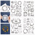 thumbnail image 1 of 4 Sheets 11.6x8.2 Inch Stick and Stitch Embroidery Patterns Non-woven Fabrics Water Soluble Embroidery Stabilizers Fox 297x210mmm DIY, 1 of 7