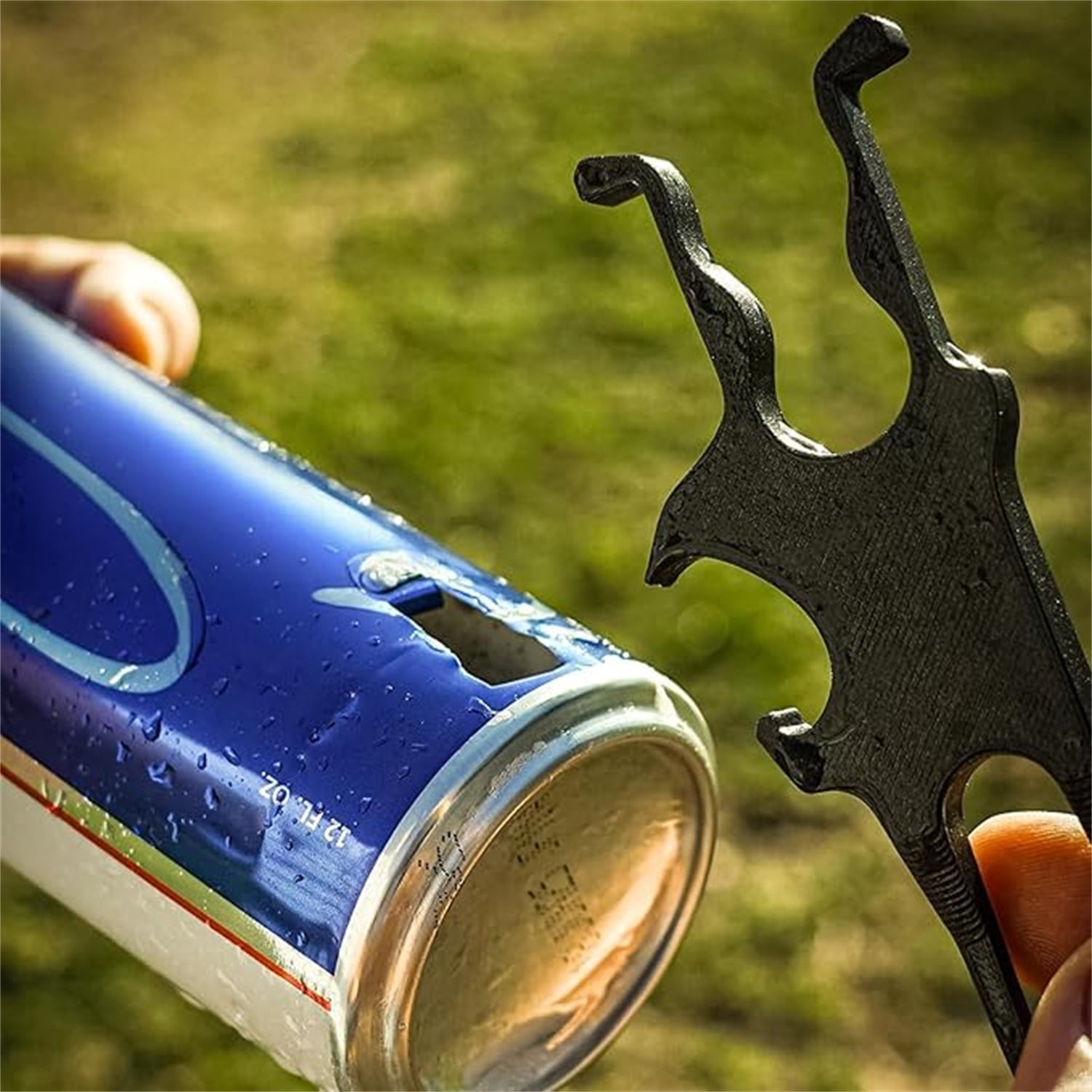 Golf Multi-Tool – Magnetic Cigar Holder for Golf Cart, Cigar Clamp, Beer Shotgun, Divot Tool and Ball Marker