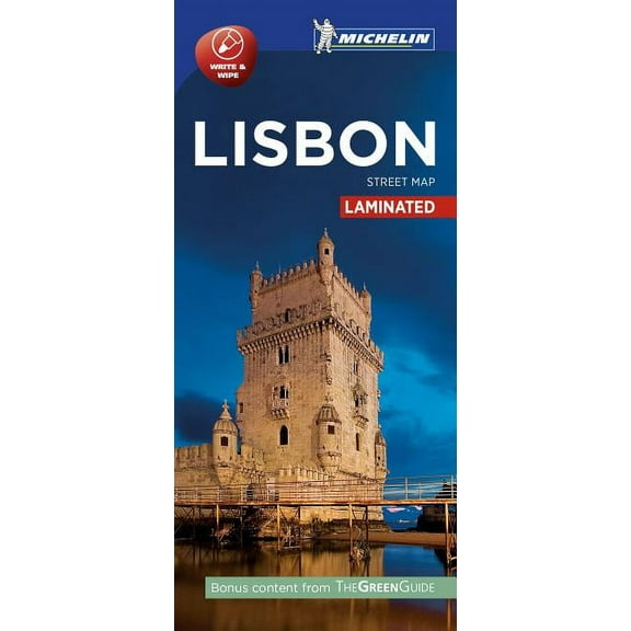 Michelin Lisbon City Map - Laminated