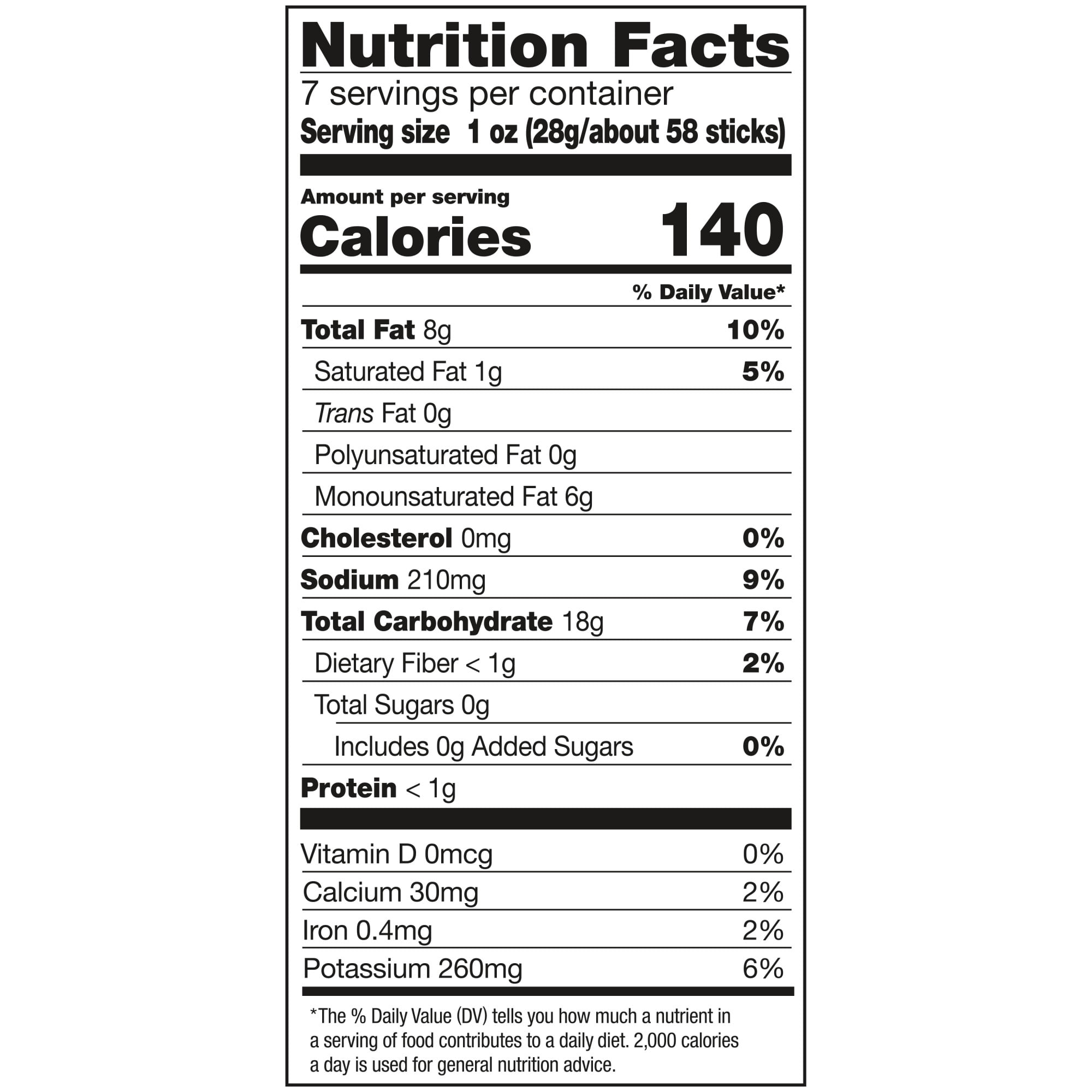 (2 pack) Eatsmart Snacks Garden Veggie Sticks with Potato Tomato & Spinach, 7 oz Bag